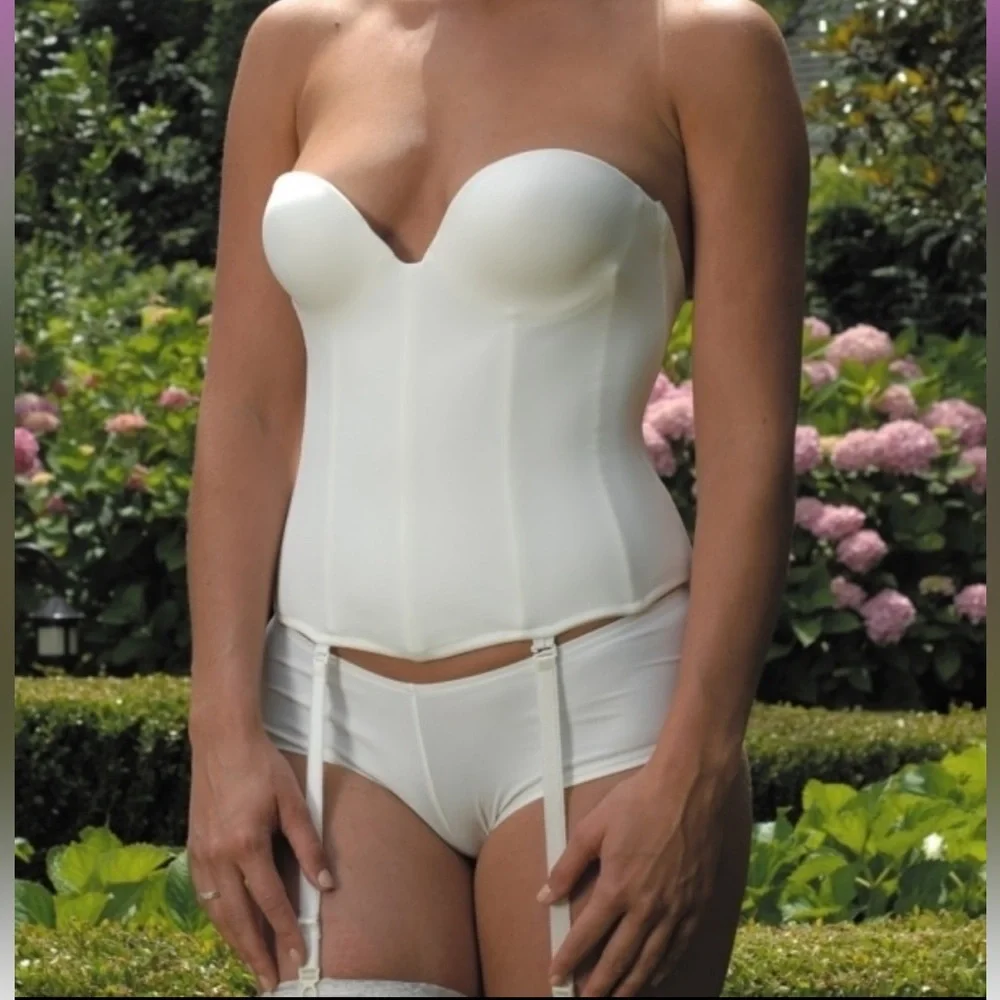 Corset Bustier with removable garters
